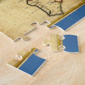  kaart 1837 Hawaii - Hawaiiaanse eilanden Legpuzzel (Zijkant)