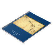 kaart 1837 Hawaii - Hawaiiaanse eilanden Notitieboek (Linkerzijde)