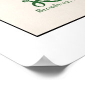 Kaart 1914, Nederlands vlak bij kee - Poster (Hoek)