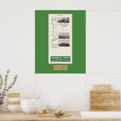 Kaart 1914, Orr's Ranch en Callao Poster (Keuken)