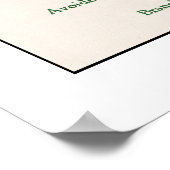 Kaart 1914, San Miguel naar San Luis Obispo Poster (Hoek)