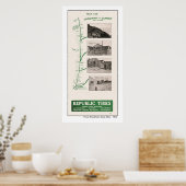 Kaart 1914, Tonopah en Hot Creek top Poster (Keuken)