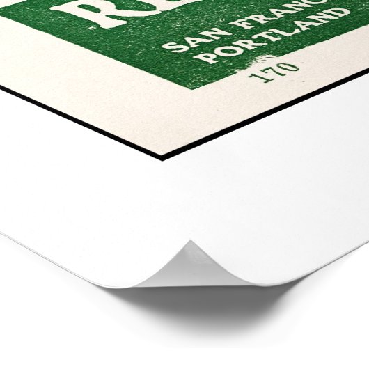 Kaart 1914, traject naar Verdi Poster (Hoek)