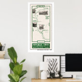 Kaart 1914, traject naar Verdi Poster (Thuiskantoor)