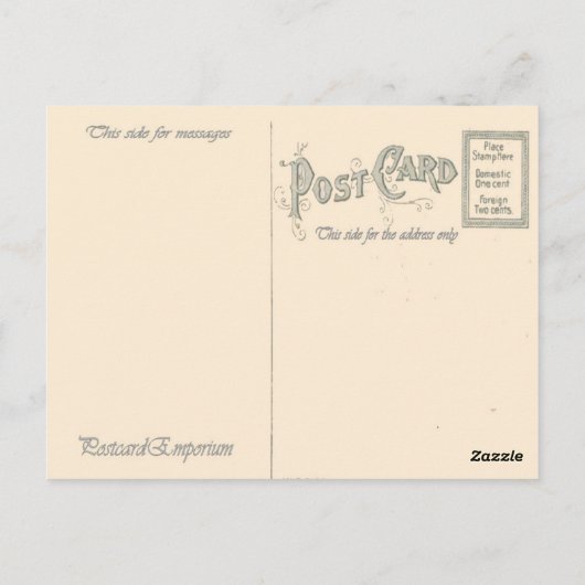  kaart, 1920, Amerika, noord en zuid Briefkaart (Achterkant)