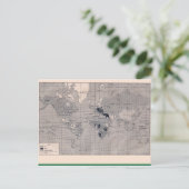  kaart, 1920, Eerste Wereldoorlog, gevechtsfronten Briefkaart (Staand voorkant)