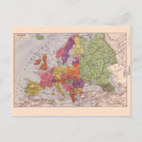  kaart, 1920, Europa