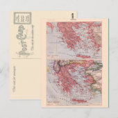 kaart, 1920, Griekenland Briefkaart (Voorkant / Achterkant)