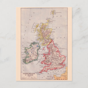  kaart, 1920, Groot-Brittannië en Ierland Briefkaart