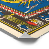  kaart 1920 Manhattan Poster (Hoek)