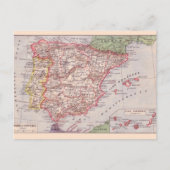  kaart, 1920, Spanje Briefkaart (Voorkant)