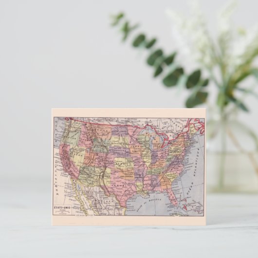  kaart, 1920, Verenigde Staten Briefkaart (Staand voorkant)