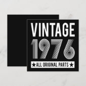 Kaart 1976 Birthday Flat (Voorkant / Achterkant)