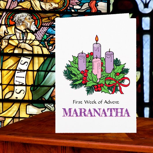 Kaart #1 van 4 voor Advent (eerste week)