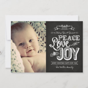 kaart 2013 LINK HIERONDER   Chalkboard Peace, Love