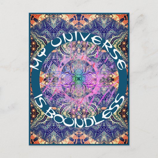 Kaart 26: Mijn universum is grenzeloos (Voorkant)