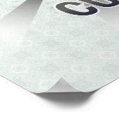 Kaart 2.0 voor de vlag van Cuba Poster (Hoek)