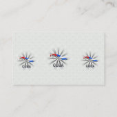 Kaart 2.0 voor de vlag van Cuba Visitekaartje (Achterkant)