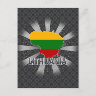 Kaart 2.0 voor de vlag van Litouwen