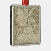 Kaart 2 metalen ornament (Rechts)