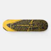 Kaart 2 Pittsburgh Persoonlijk Skateboard (Horizontaal)