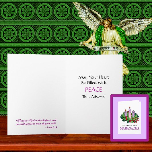 Kaart #2 van 4 voor Advent (tweede week)