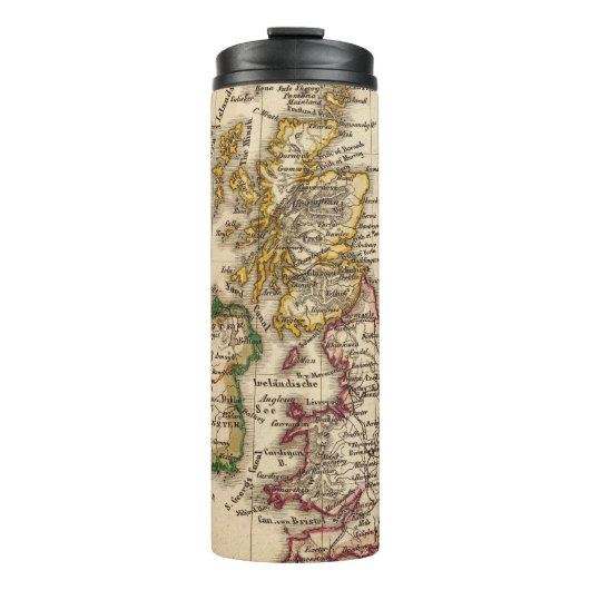 Kaart 2 van de Britse eilanden Thermosbeker (Voorkant)