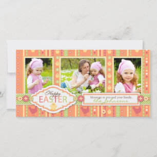 'Kaart 2 van de Foto van het Kuiken Lil Feestdagenkaart