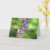 Kaart 2 van de kolibrie (Gele Bloem)