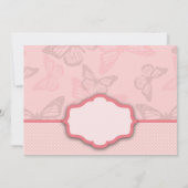Kaart 2 van de Kussen TY van de vlinder Roze (Achterkant)