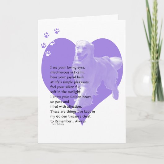 Kaart 2 van de Sympathie van het golden retriever (Voorkant)