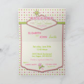 Kaart 2 van de Uitnodiging van het Baby shower van (Binnen)