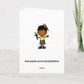 Kaart 2 van de Verjaardag van de Jongen van Budgie (Achterkant)