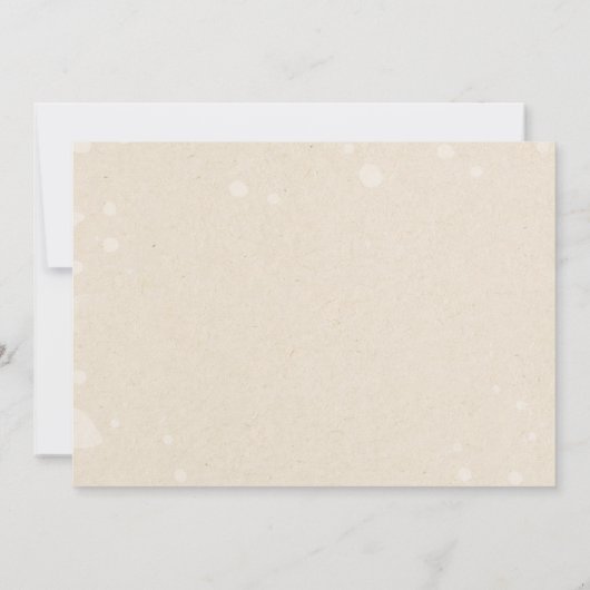 Kaart 2e verjaardag uitnodiging (Achterkant)