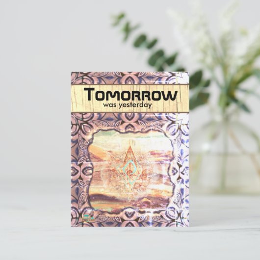 Kaart 33: Morgen was het gisteren (Staand voorkant)