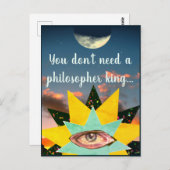 Kaart 34: Je hebt geen koning nodig (Voorkant / Achterkant)