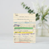 Kaart 3503 die van de bibliotheek de Maan (Staand voorkant)