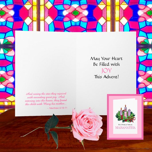 Kaart #3 van 4 voor Advent (derde week)