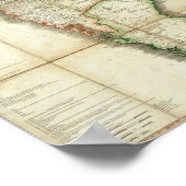 kaart 3 voor Zuid-Amerika Poster (Hoek)