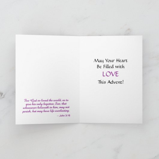 Kaart #4 van 4 voor Advent (vierde week) (Binnen)