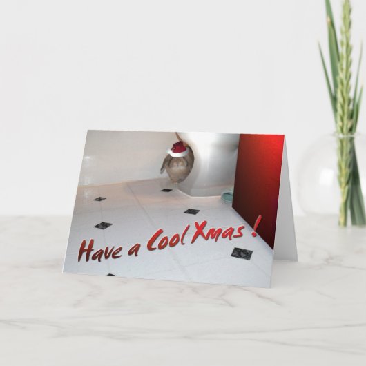 Kaart 4 van Kerstmis van het konijntje (Voorkant)