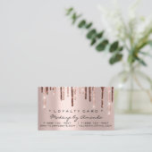 Kaart 6 Punch Makeup Waxing Crown Lashes Klantenkaartje (Staand voorkant)