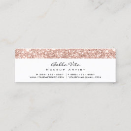 Kaart 6 Punch Makeup White Rose Blue Spark Klantenkaartje