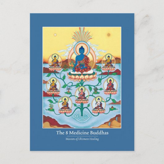 KAART 8 Medicijnboeddha's (Voorkant)