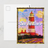 Kaart 8: zie verder (vuurtoren) (Voorkant / Achterkant)