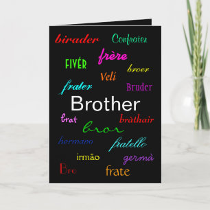 kaart "A Brother's Birthday I" -