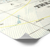  Kaart Aanduiding Baby shower Poster (Hoek)