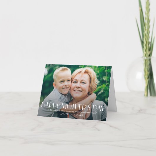 Kaart Aangepast bericht voor Moederdag van bericht (Voorkant)