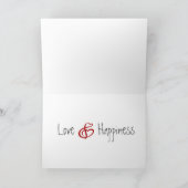 Kaart Aangepaste Names Valentijnsdag (Binnen)