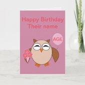 Kaart Aangepaste ouderdom voor vogeldagen (Voorkant)